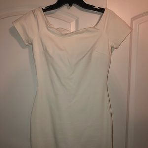 LuLu’s White Body Con Dress